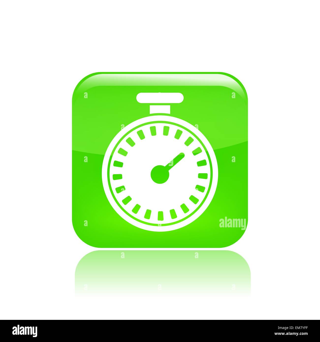 Vector illustration of single timer icon Stock Vector Image & Art - Alamy