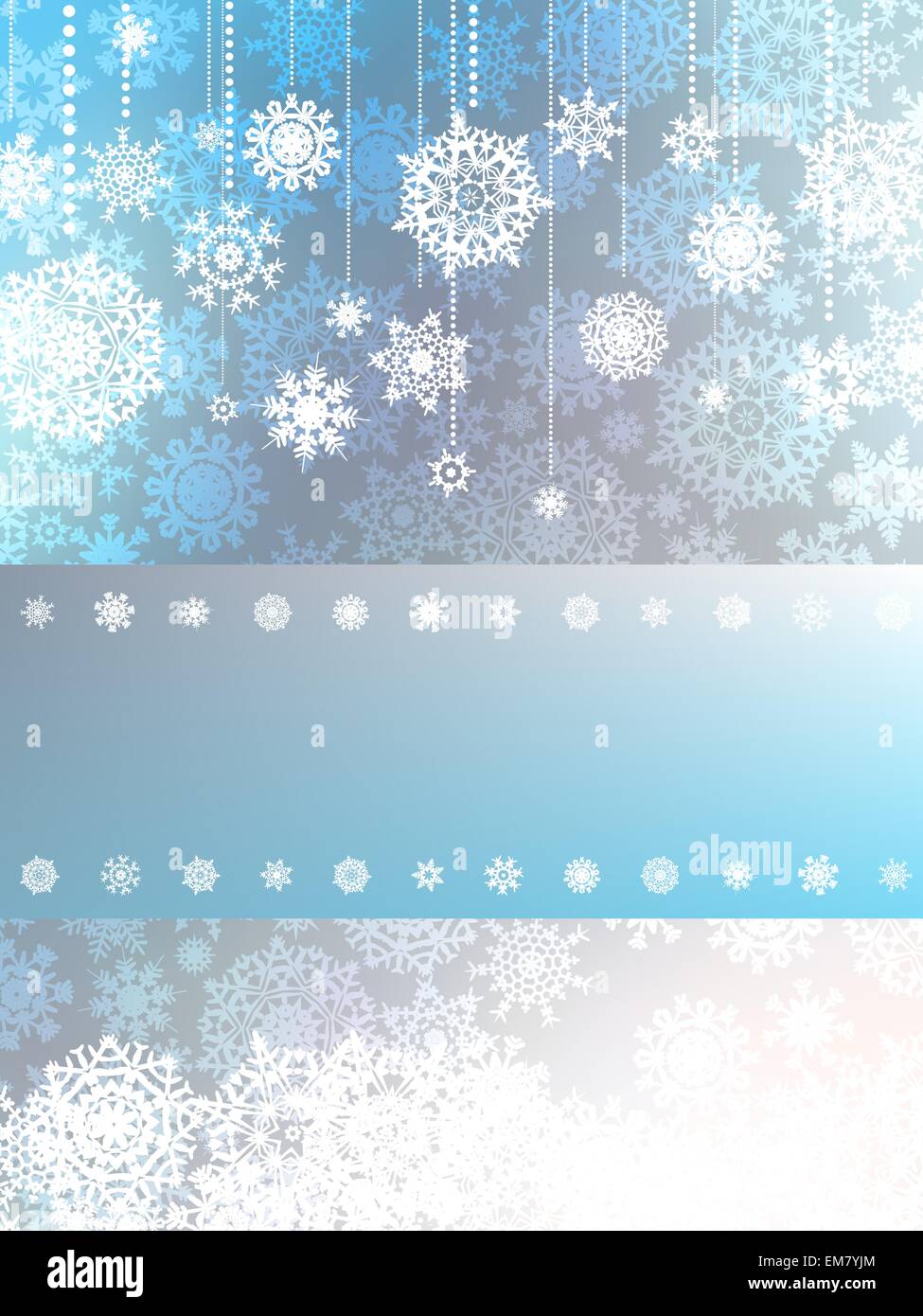 Blue christmas background with snowflake. EPS 8 Stock Vector Image ...