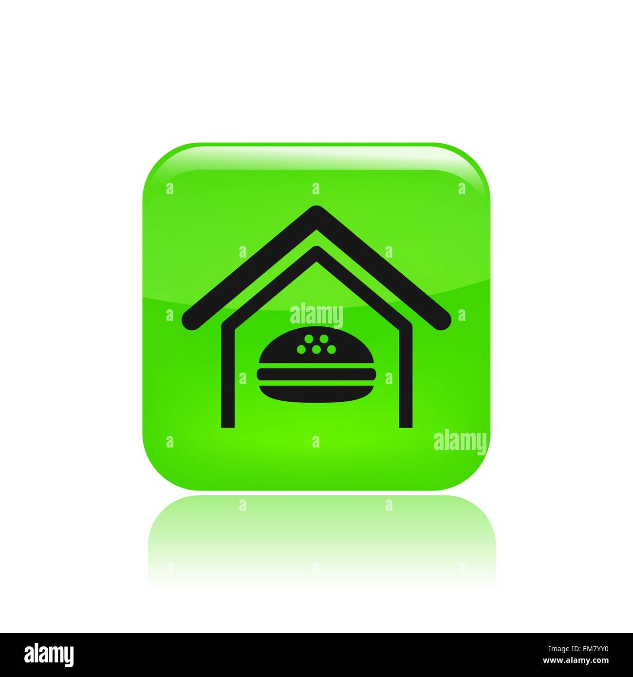 Vector illustration of single fast-food icon Stock Vector Image & Art ...