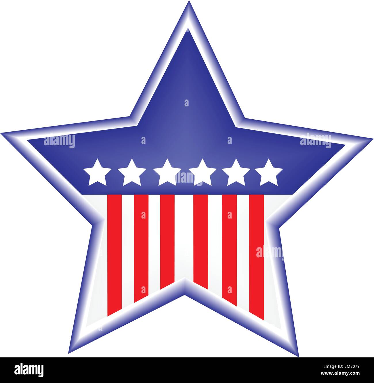 vector image of star shape Stock Vector