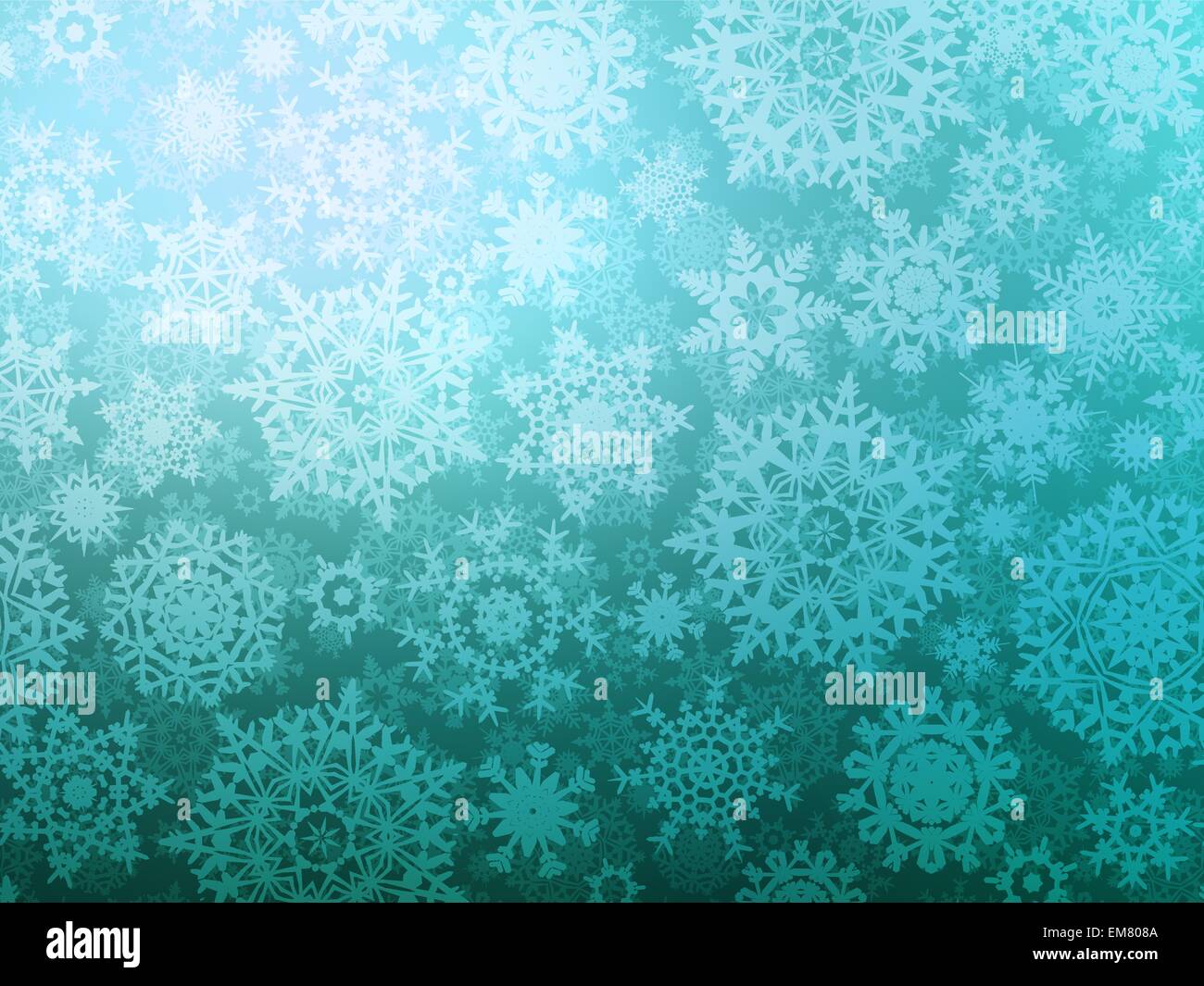 Christmas background with snowflakes. EPS 8 Stock Vector Image & Art ...