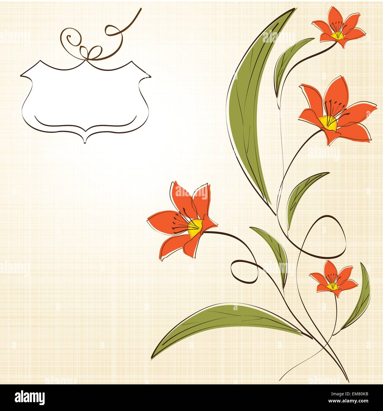 seamless pattern background with flowers Stock Vector Image & Art - Alamy