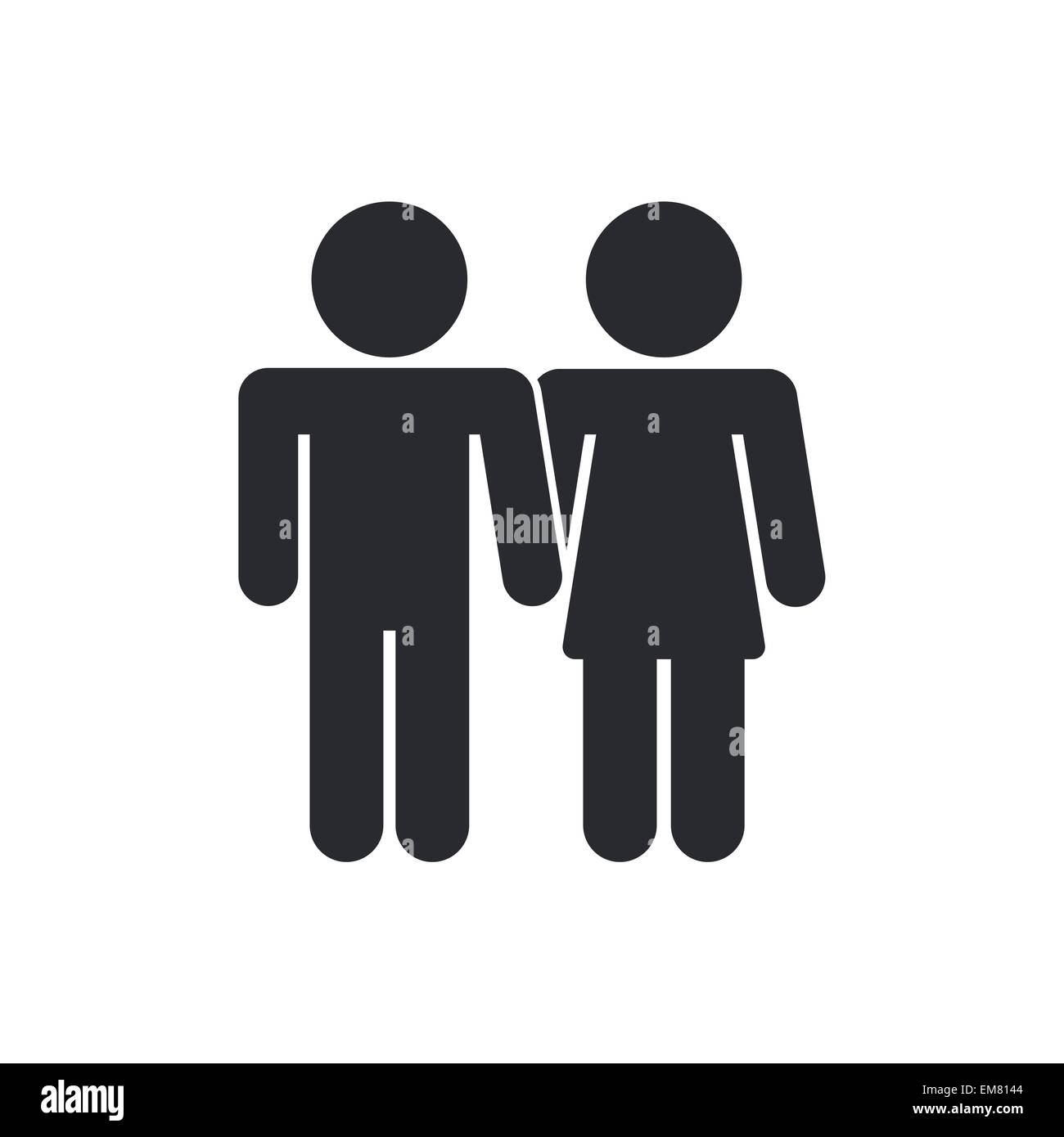 Vector illustration of isolated lovers icon Stock Vector Image & Art ...