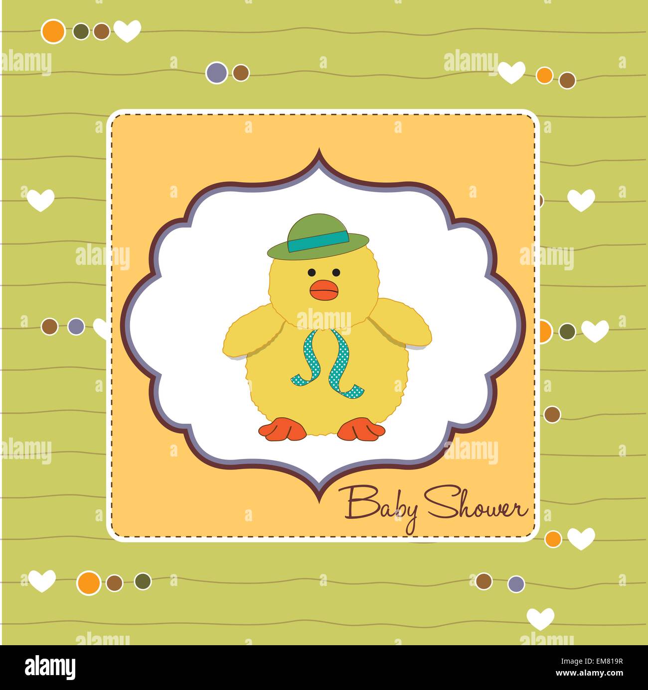 baby announcement card Stock Vector Image & Art Alamy