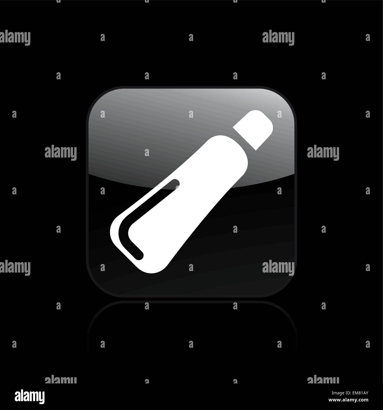 Vector illustration of single tube icon Stock Vector Image & Art - Alamy
