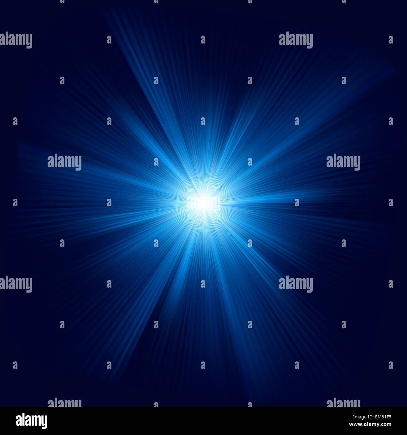 Blue color design with a burst. EPS 8 Stock Vector