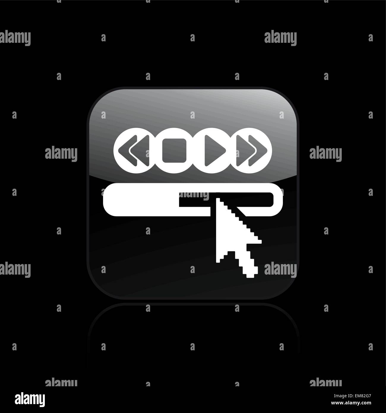 Vector illustration of isolated player icon Stock Vector Image & Art ...
