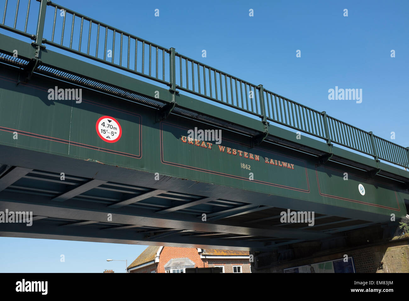 Great Western Railway Bridge in Hungerford Stock Photo