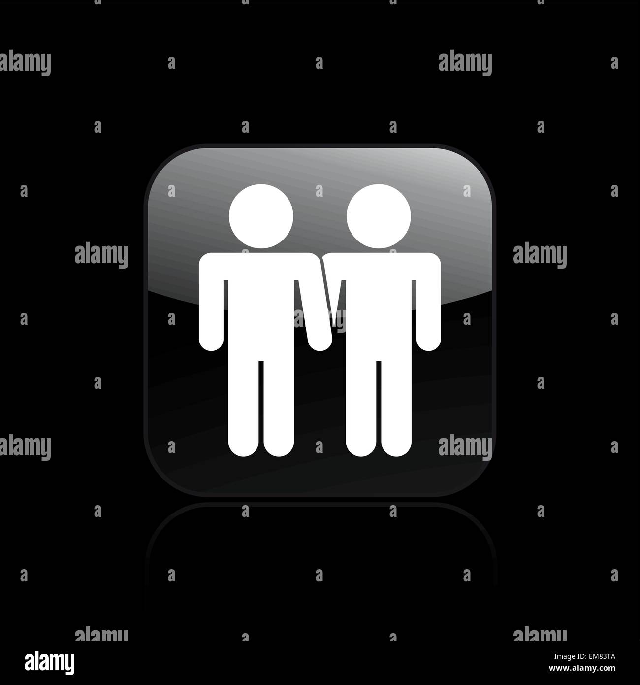 Vector illustration of couple Stock Vector Image & Art - Alamy