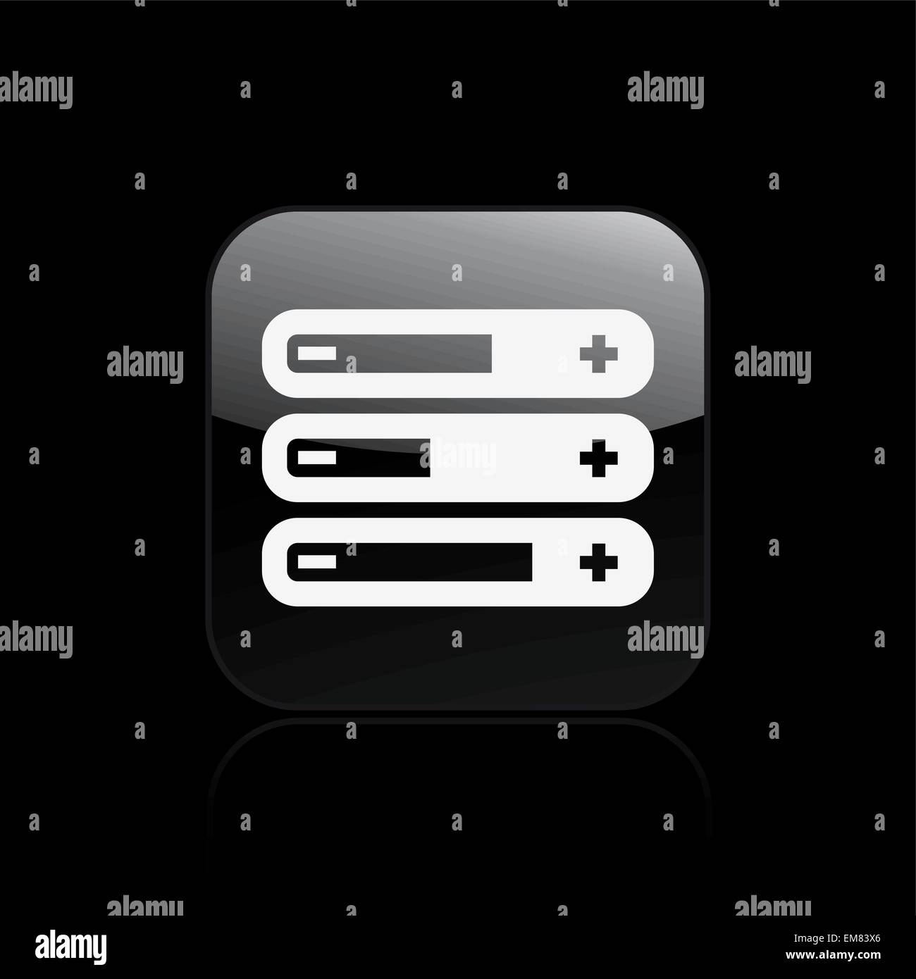 Vector illustration of single levels icon Stock Vector Image & Art - Alamy
