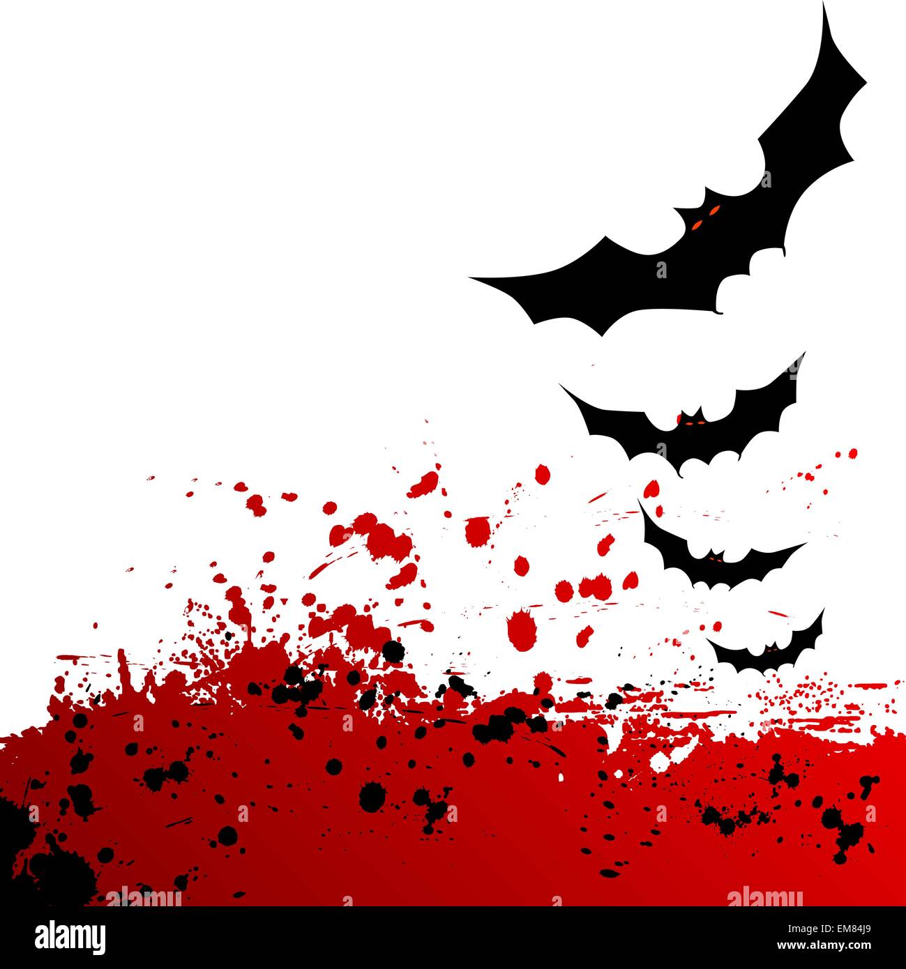 Halloween background. Flying bats Stock Vector Image & Art - Alamy