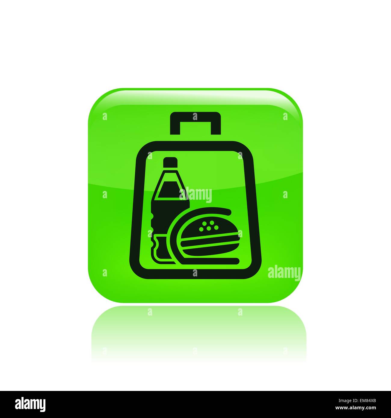 Vector illustration of single fast-food icon Stock Vector Image & Art ...