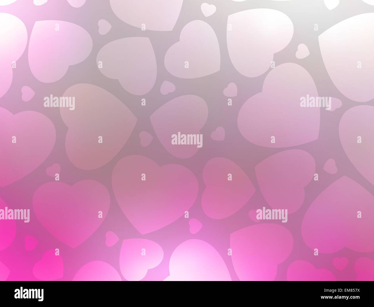 Shiny hearts bokeh light Valentine's day background Stock Vector Image ...