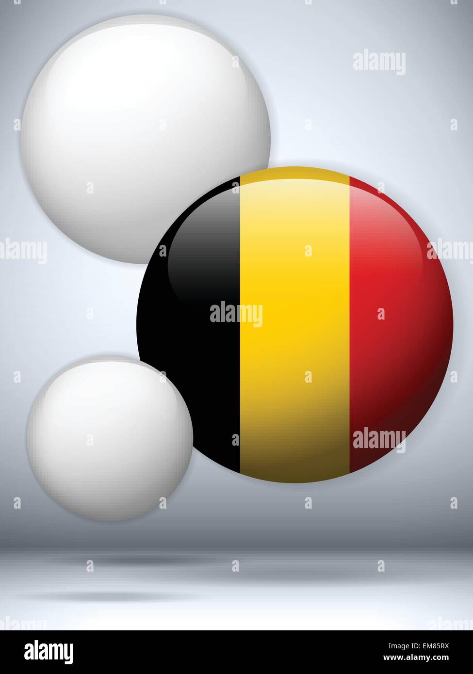 Belgium Flag Glossy Button Stock Vector Image & Art - Alamy