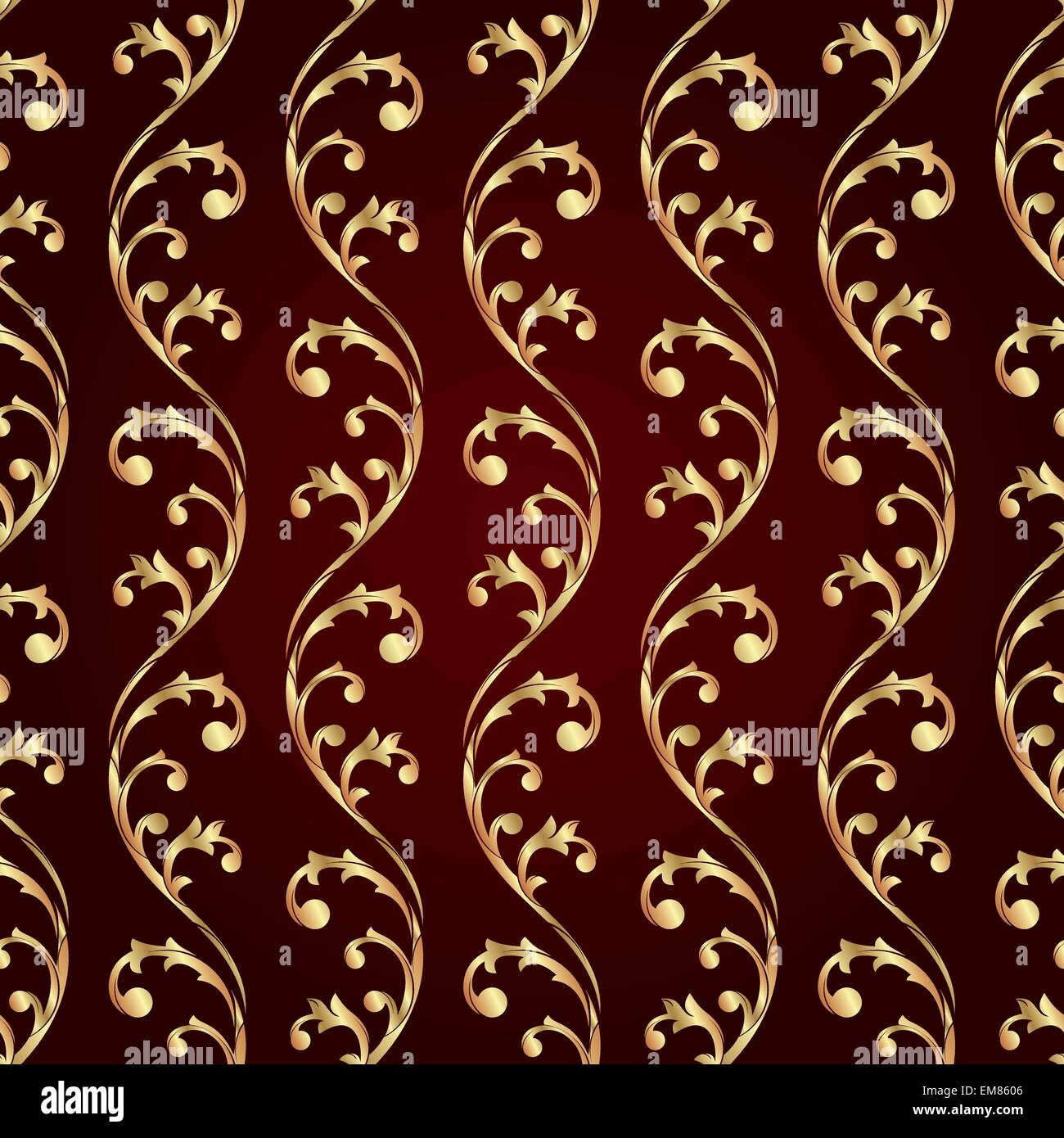 Vintage floral seamless pattern Stock Vector Image & Art - Alamy