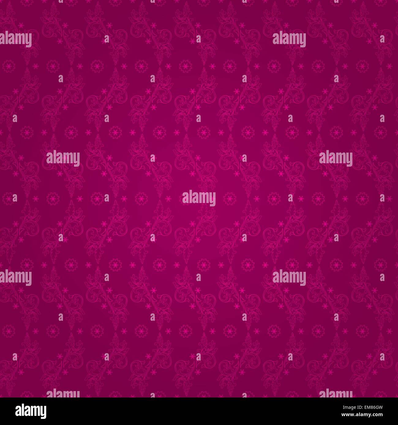 Floral vintage seamless pattern on a pink background Stock Vector