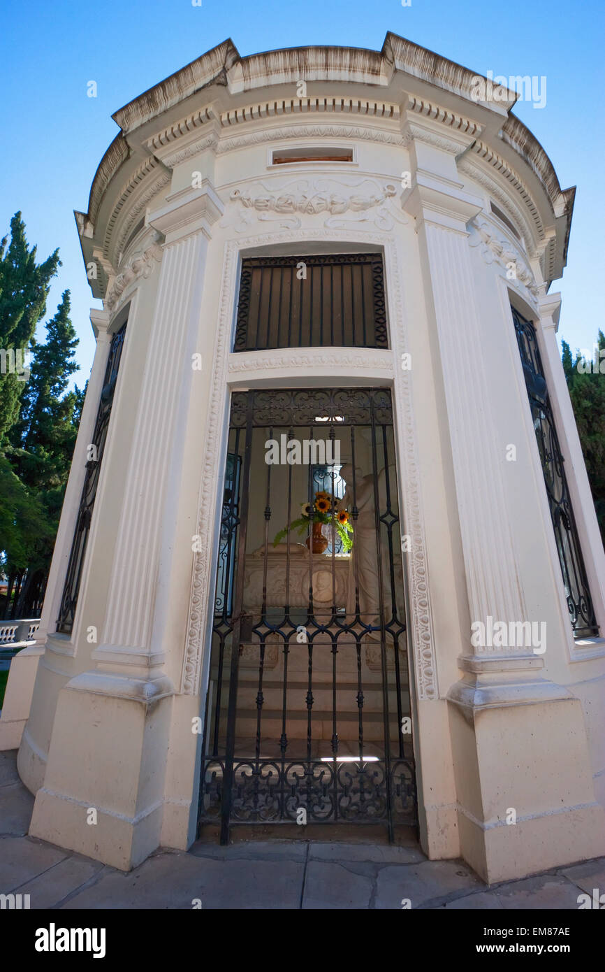 Mausoleum at the Cementerio General (General Cemetery), Sucre, Chuquisaca Department, Bolivia Stock Photo