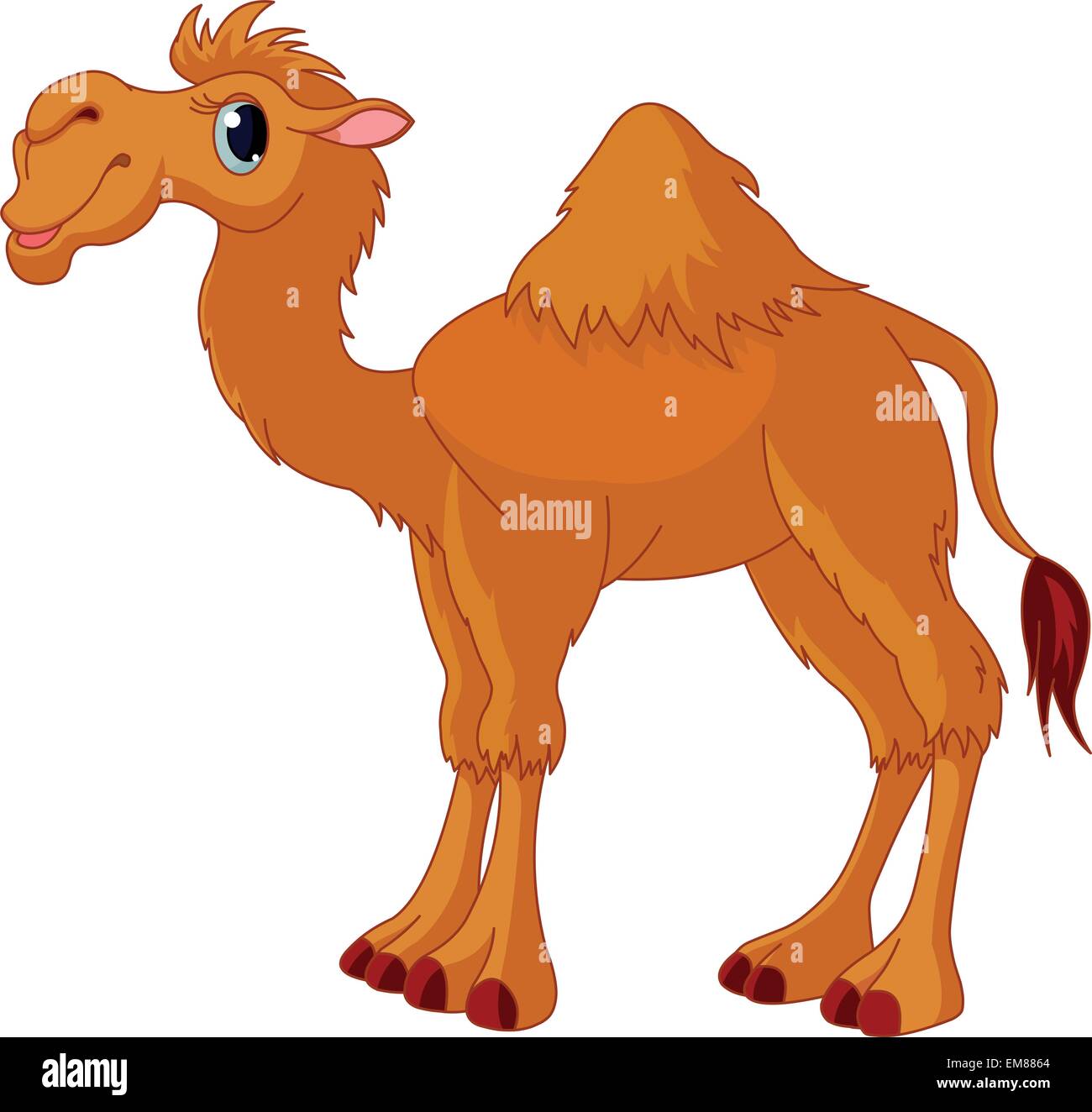 Cute funny camel face Stock Vector Images Alamy