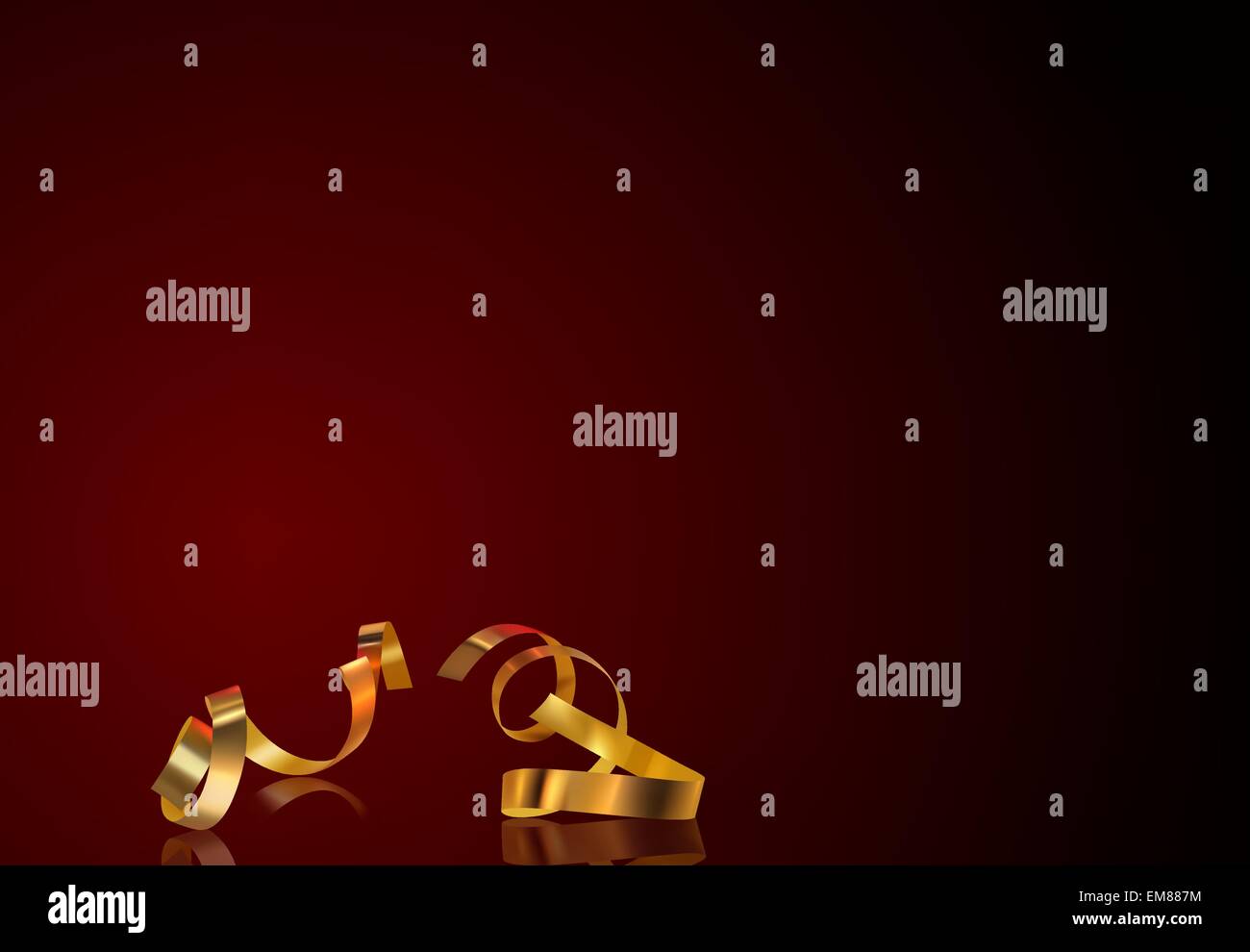 Gold Confetti And Background Stock Vector Image & Art Alamy