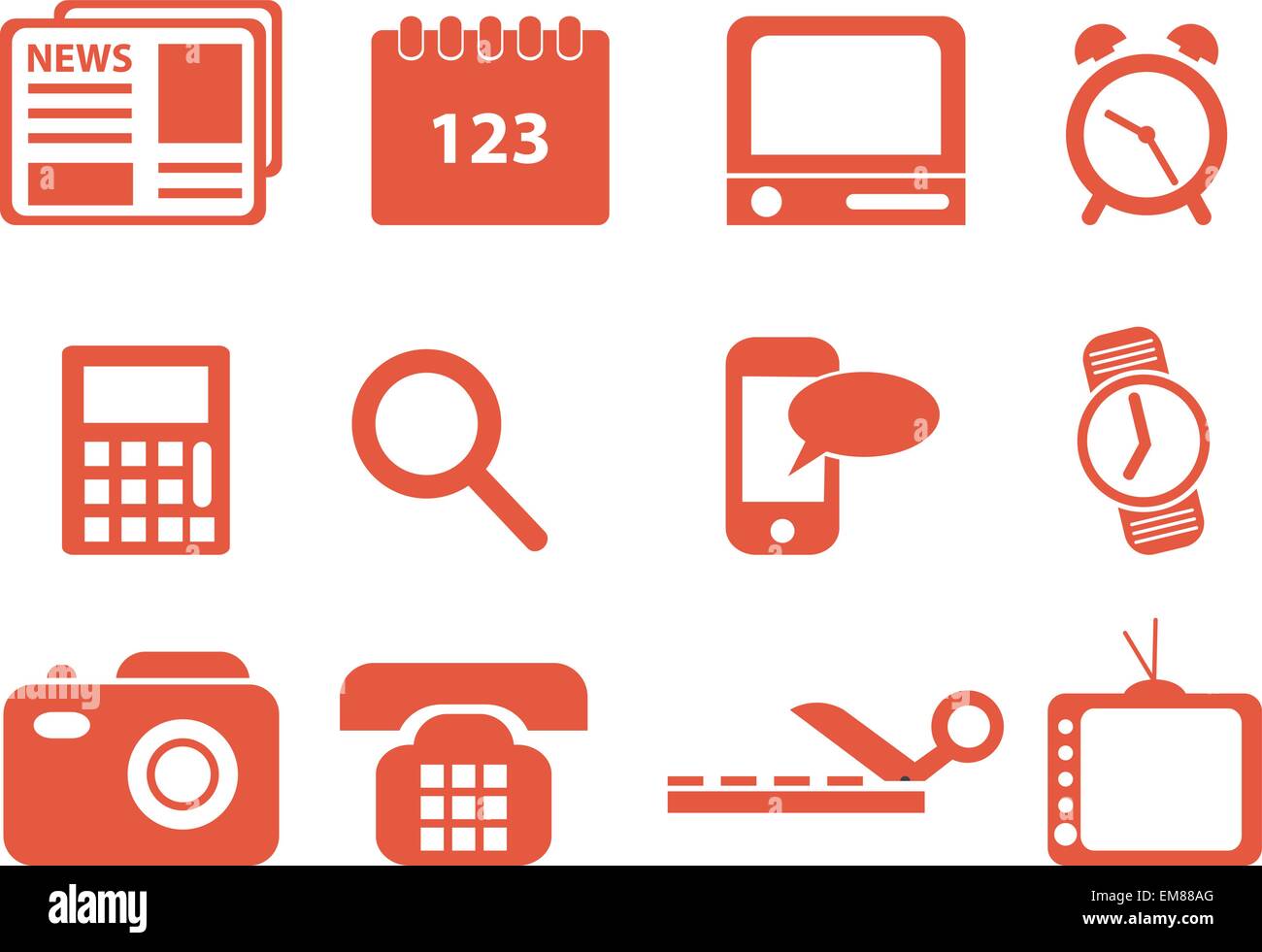 Icons. Vector set Stock Vector Image & Art - Alamy
