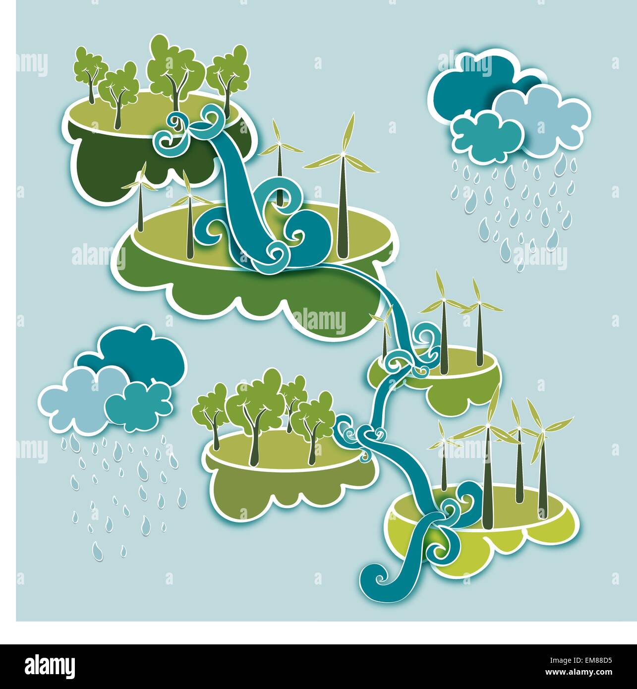 Go green energy concept Stock Vector Image & Art - Alamy