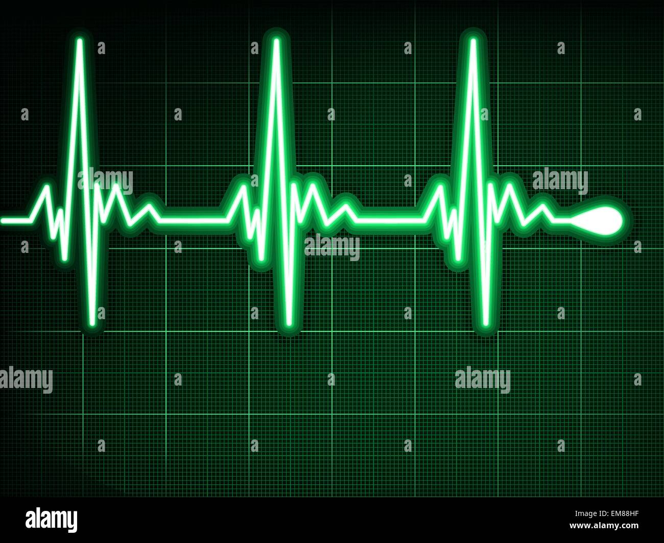 Heart beat stock and images Alamy