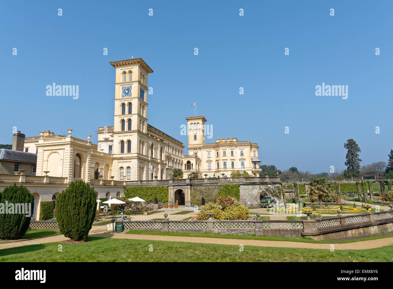 Gardens, Osborne House, Queen Victoria Residence, East Cowes, Isle of
