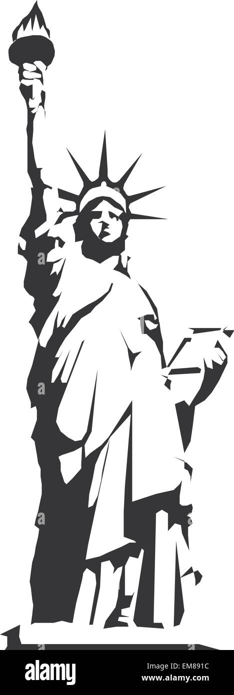 Statue Of Liberty Vector Stock Vector Image & Art - Alamy