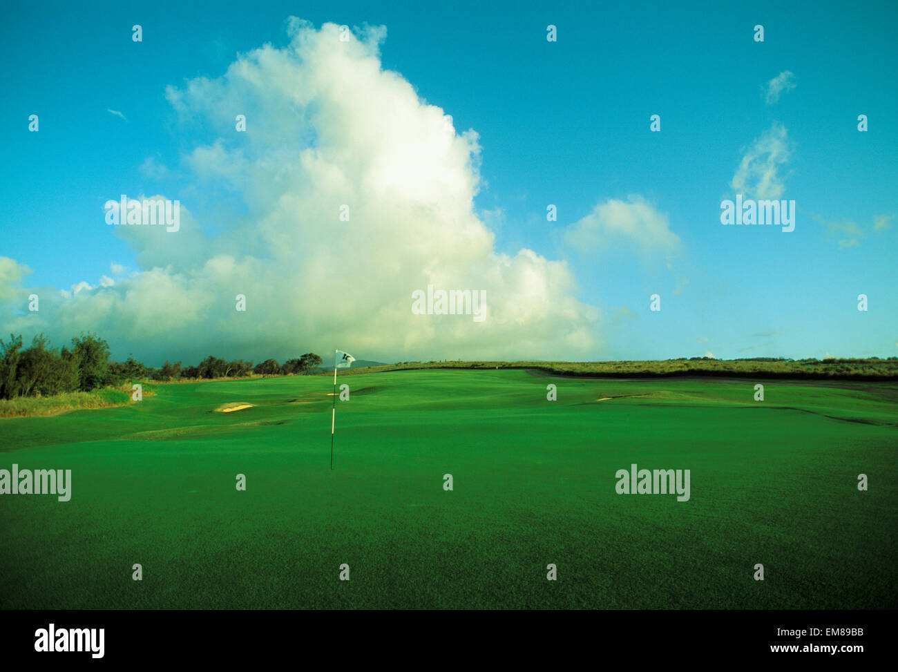 Hawaii, Maui, Kapalua Golf Club Plantation Course Stock Photo Alamy