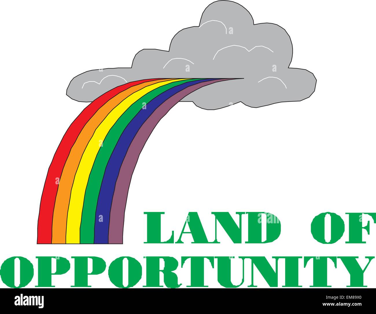 Land Of Opportunity Stock Vector Image & Art Alamy