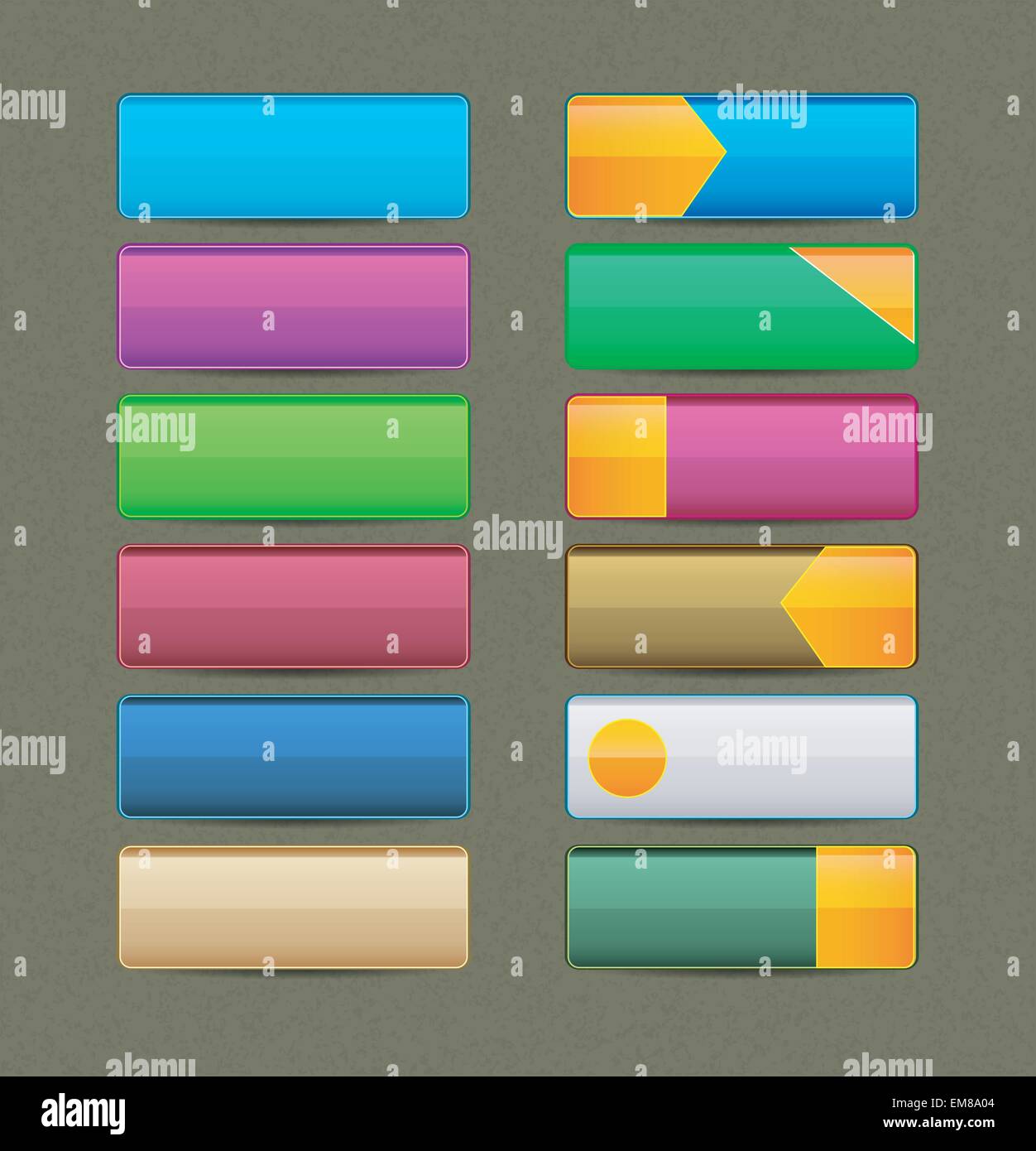 Abstract buttons Stock Vector Images - Alamy