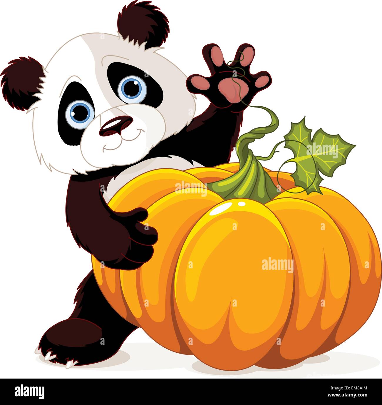 Giant panda picture stock vector images alamy