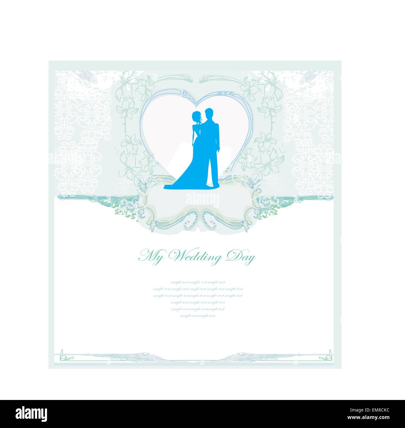 Wedding couple silhouette heart hi-res stock photography and images - Alamy