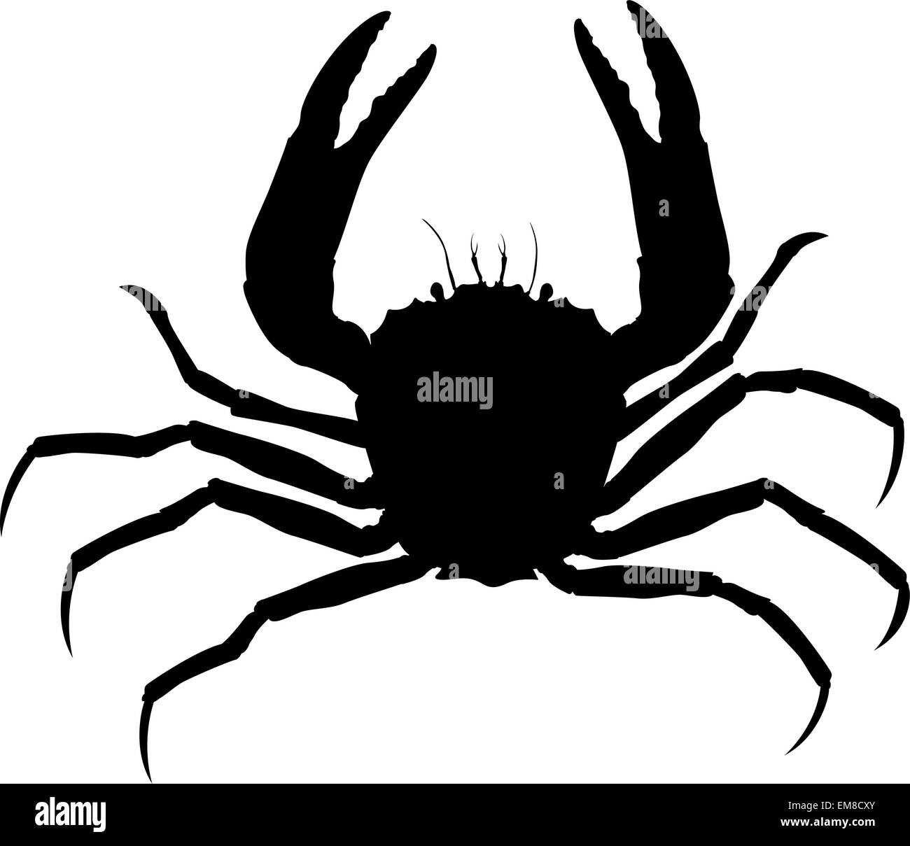 crab silhouette clip art