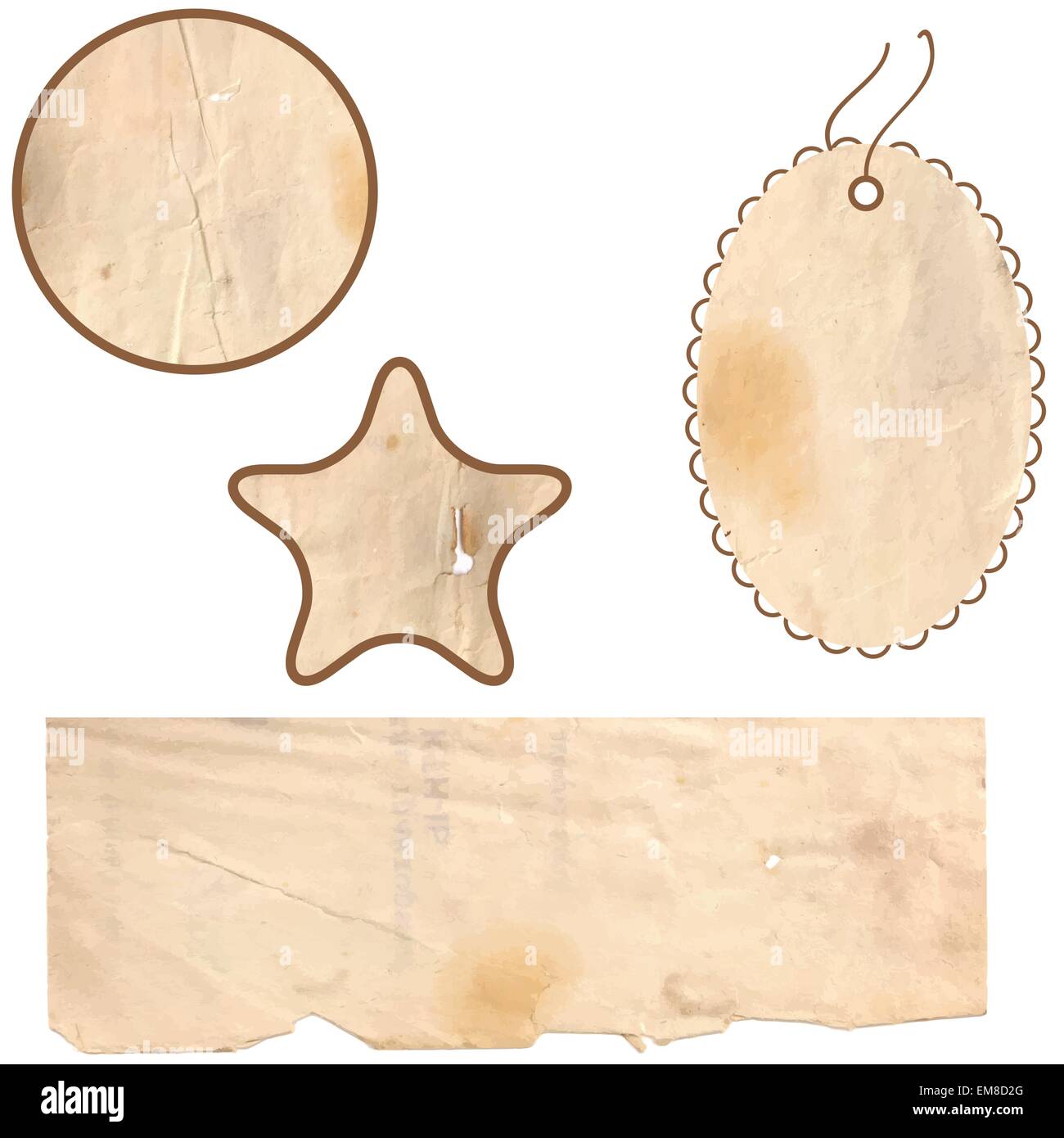 vector set: vintage labels with flowers Stock Vector Image & Art - Alamy