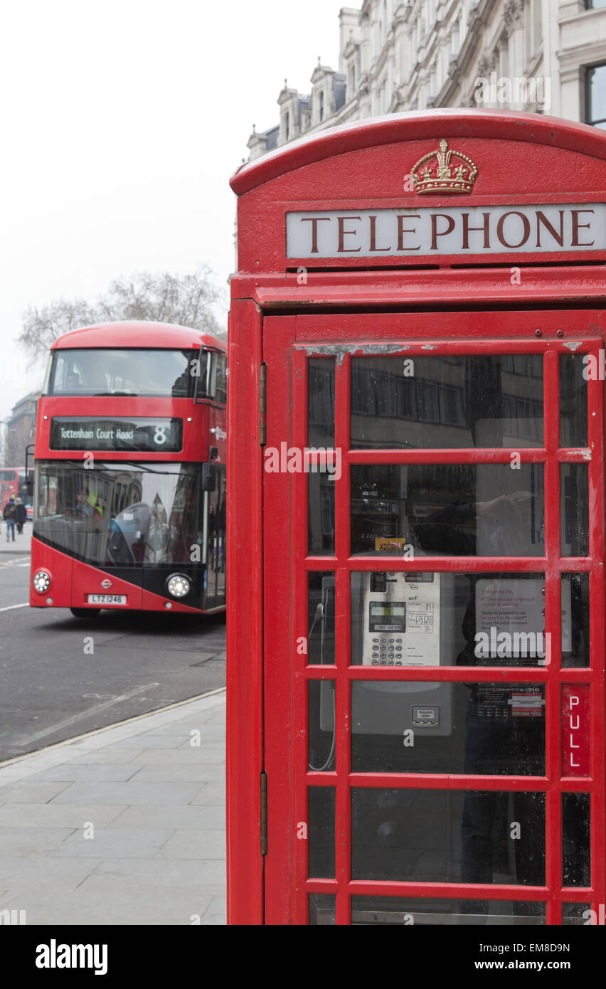 London Red Telephone Booth Wall Plate Decorative Light