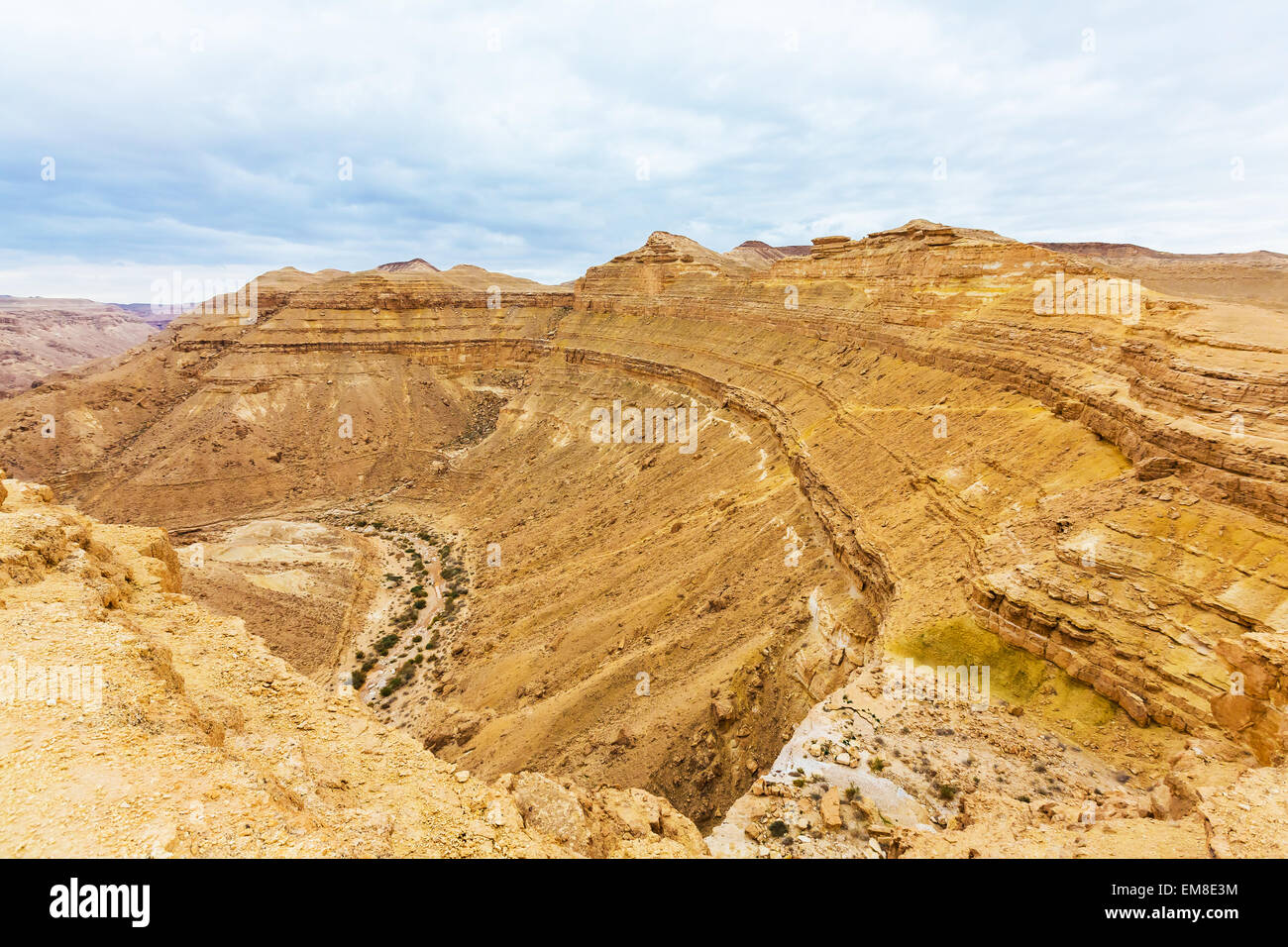 Desert Ravine Top View scenery ravine from a height in the desert Stock Photo - Alamy