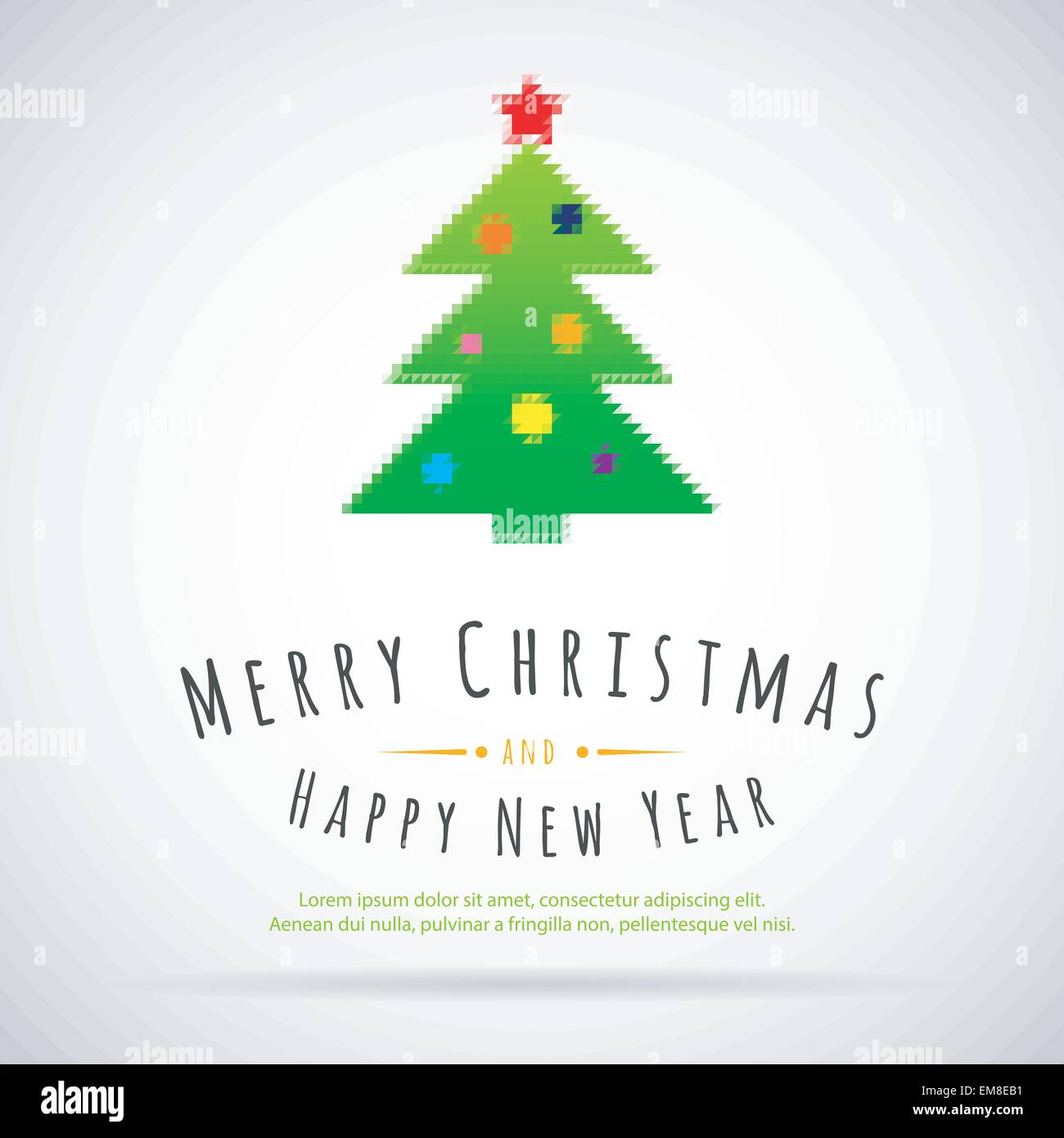 Tree pixel Stock Vector Images - Alamy