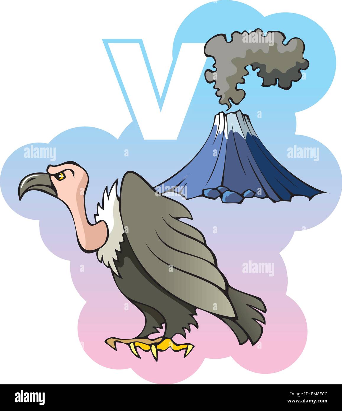 Letter v vulture hi-res stock photography and images - Alamy