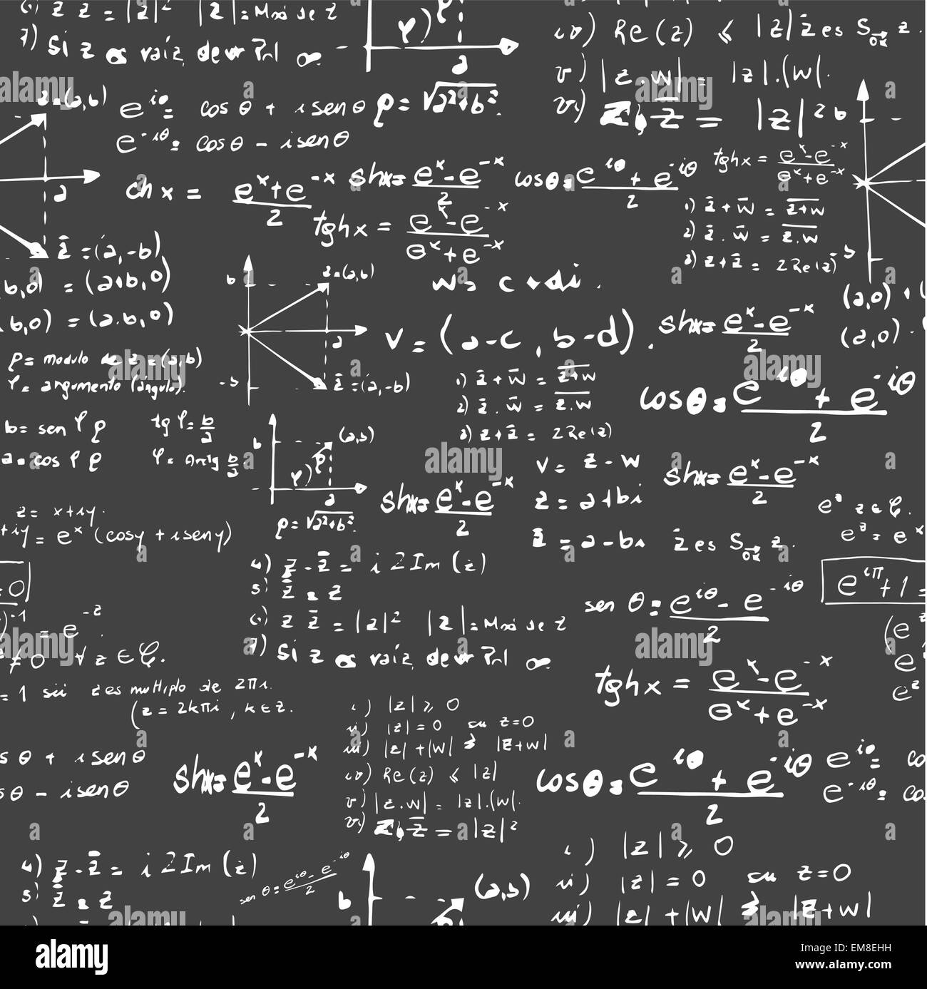 Back to School science icons education seamless pattern Stock Vector ...