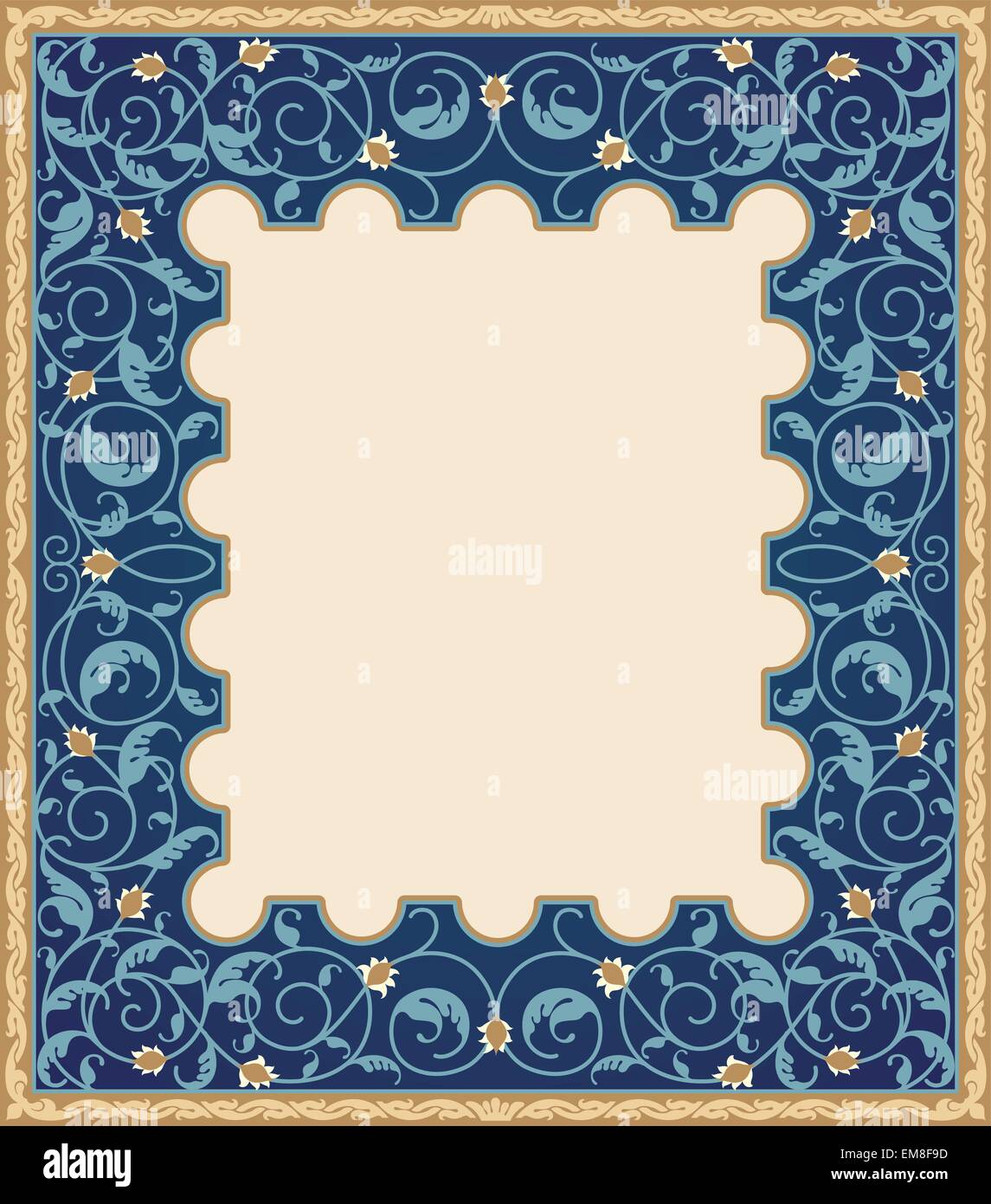 Islamic art frame Stock Vector Image & Art Alamy