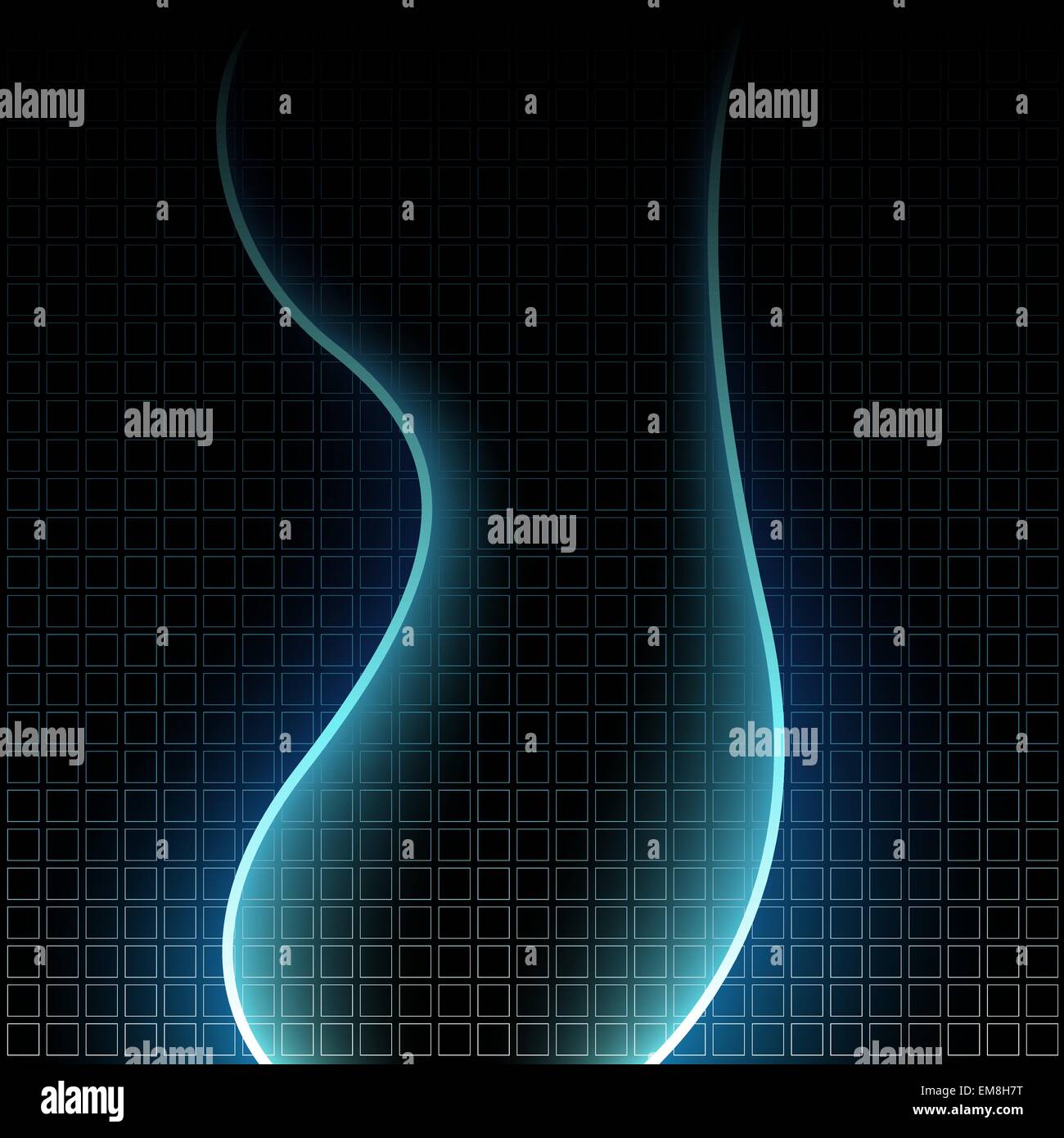 Abstract blue background glowing lines hi-res stock photography and ...