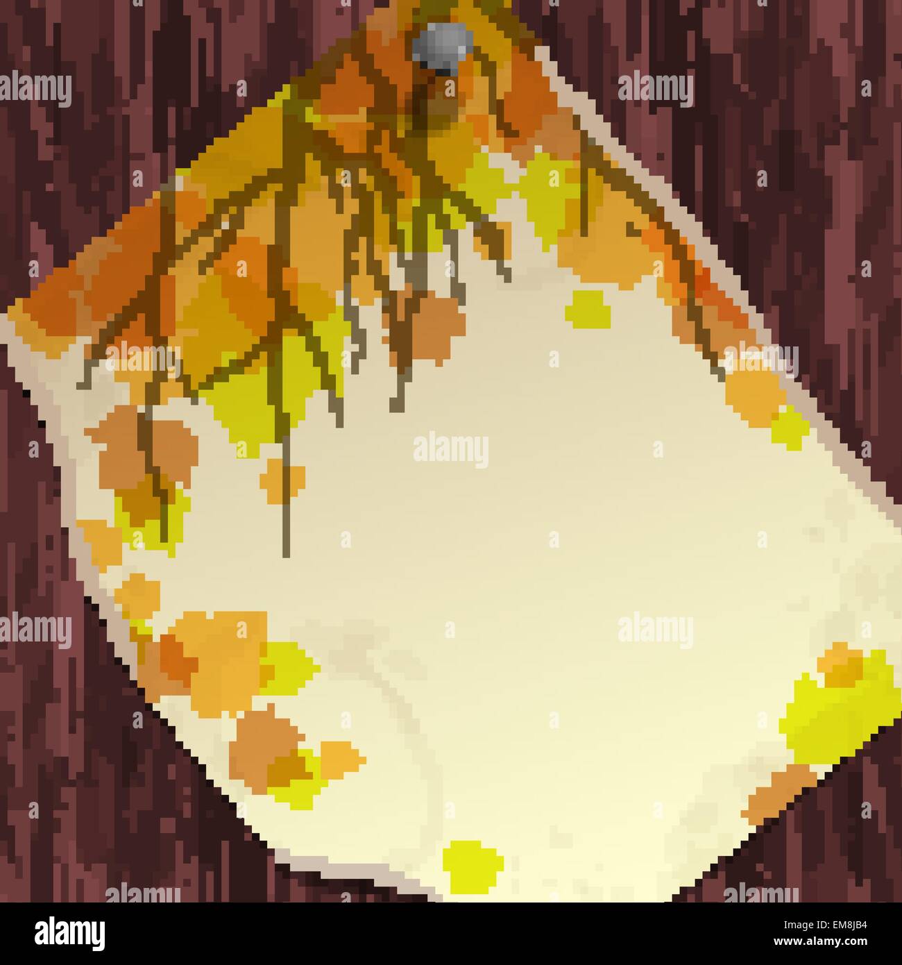 Autumn Background With Leaves Stock Vector Image & Art - Alamy