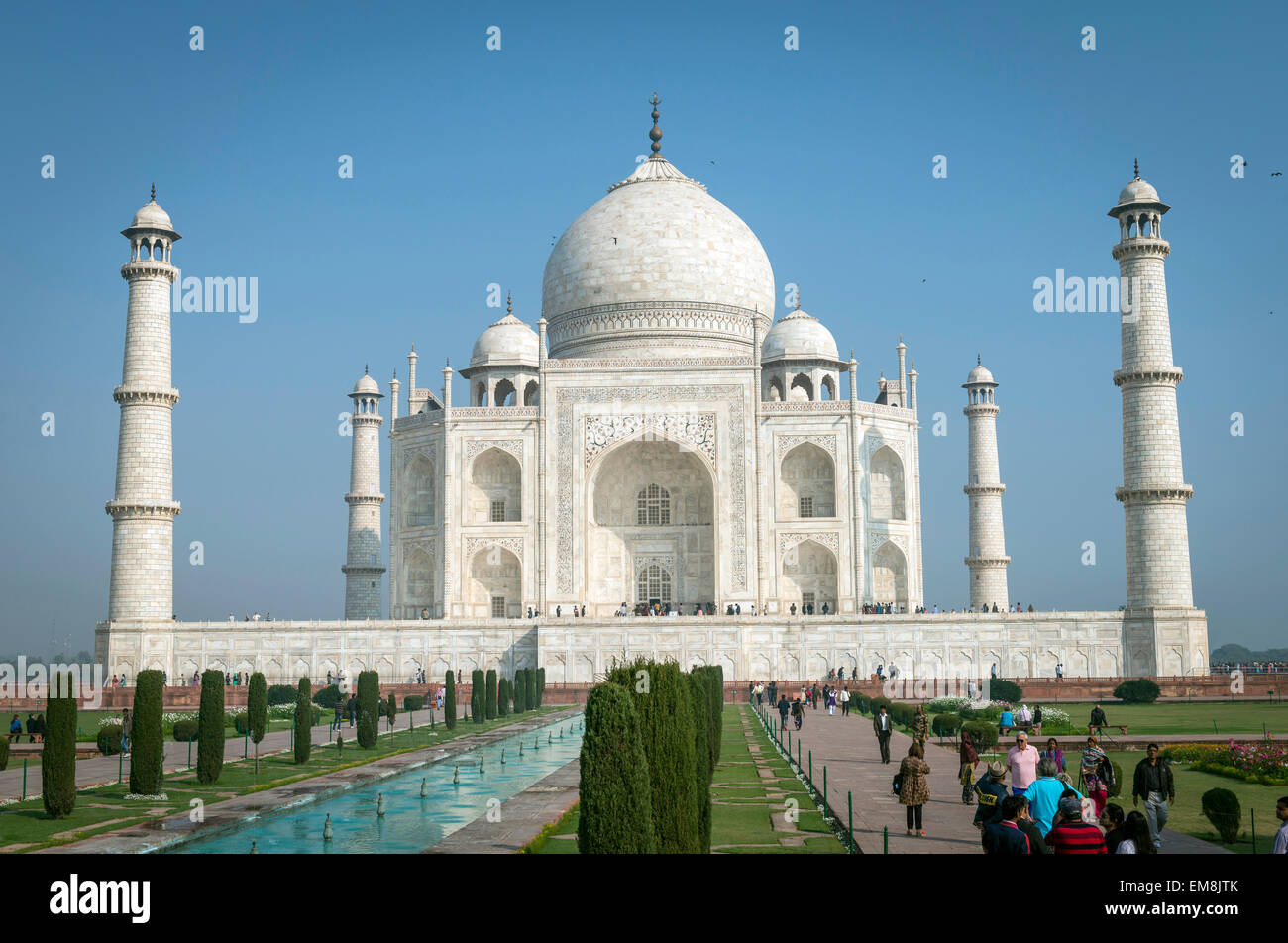 The Taj Mahal, Agra, India Stock Photo