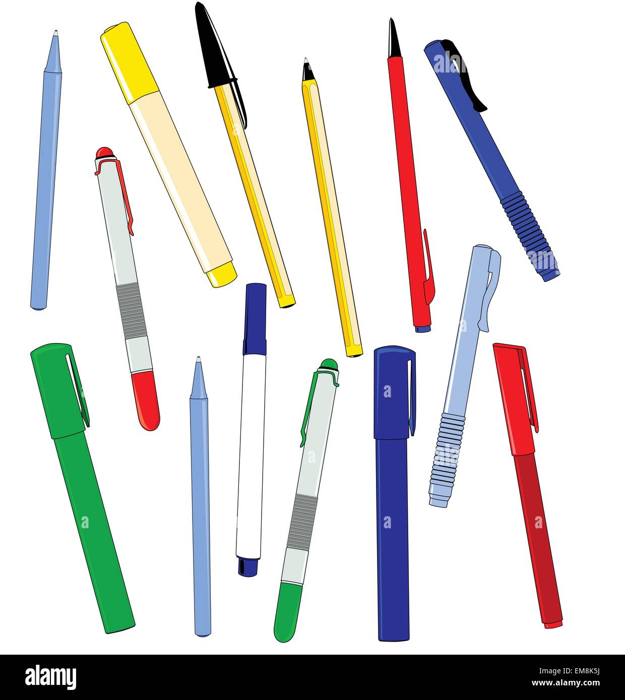 Green biro pens hires stock photography and images Alamy