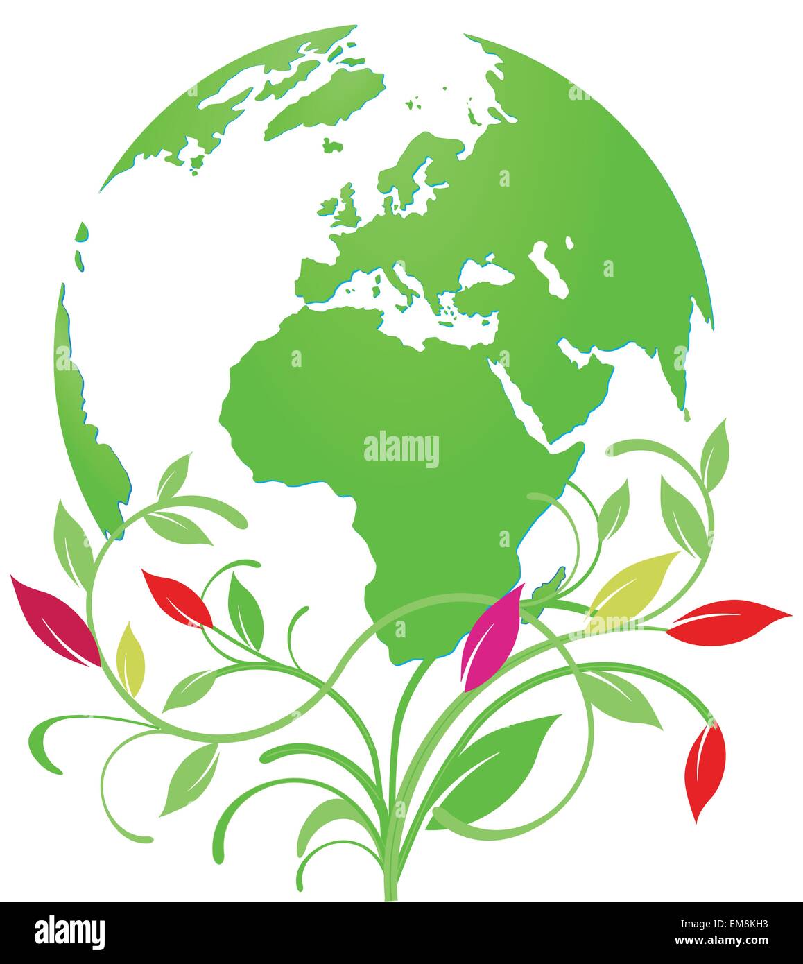 world natural heritage Stock Vector