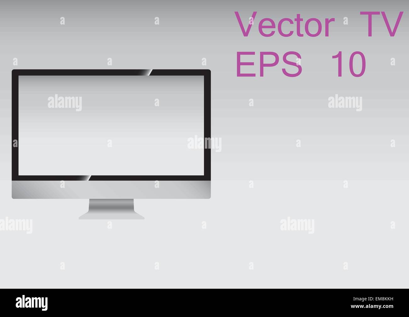 Vector TV Stock Vector