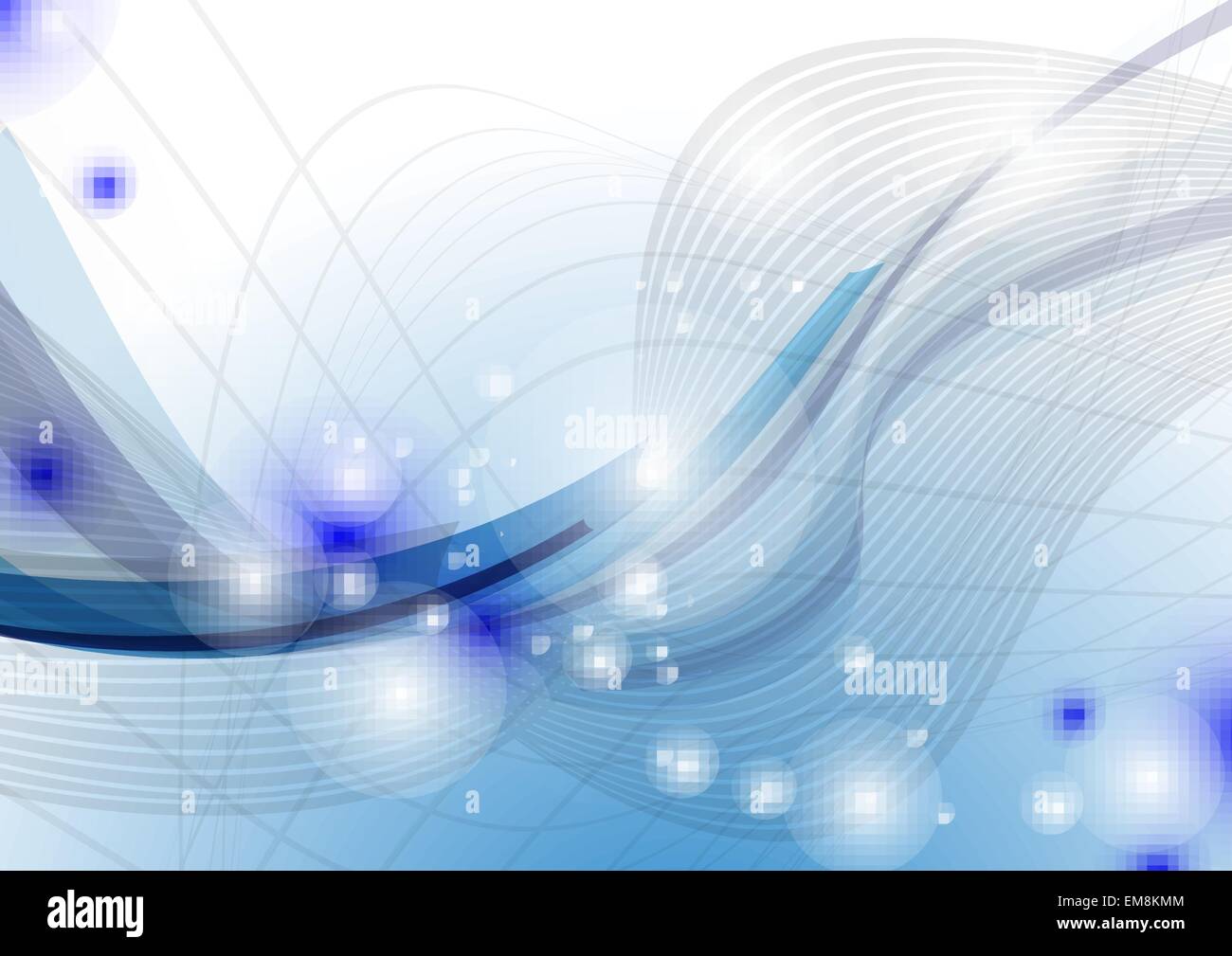 Blue Wave Abstract Background Stock Vector Image & Art - Alamy