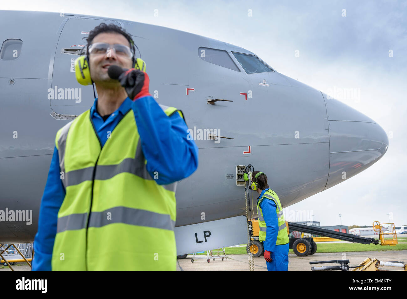 Man Is Listening To The Radio Stock Photos & Man Is Listening To The