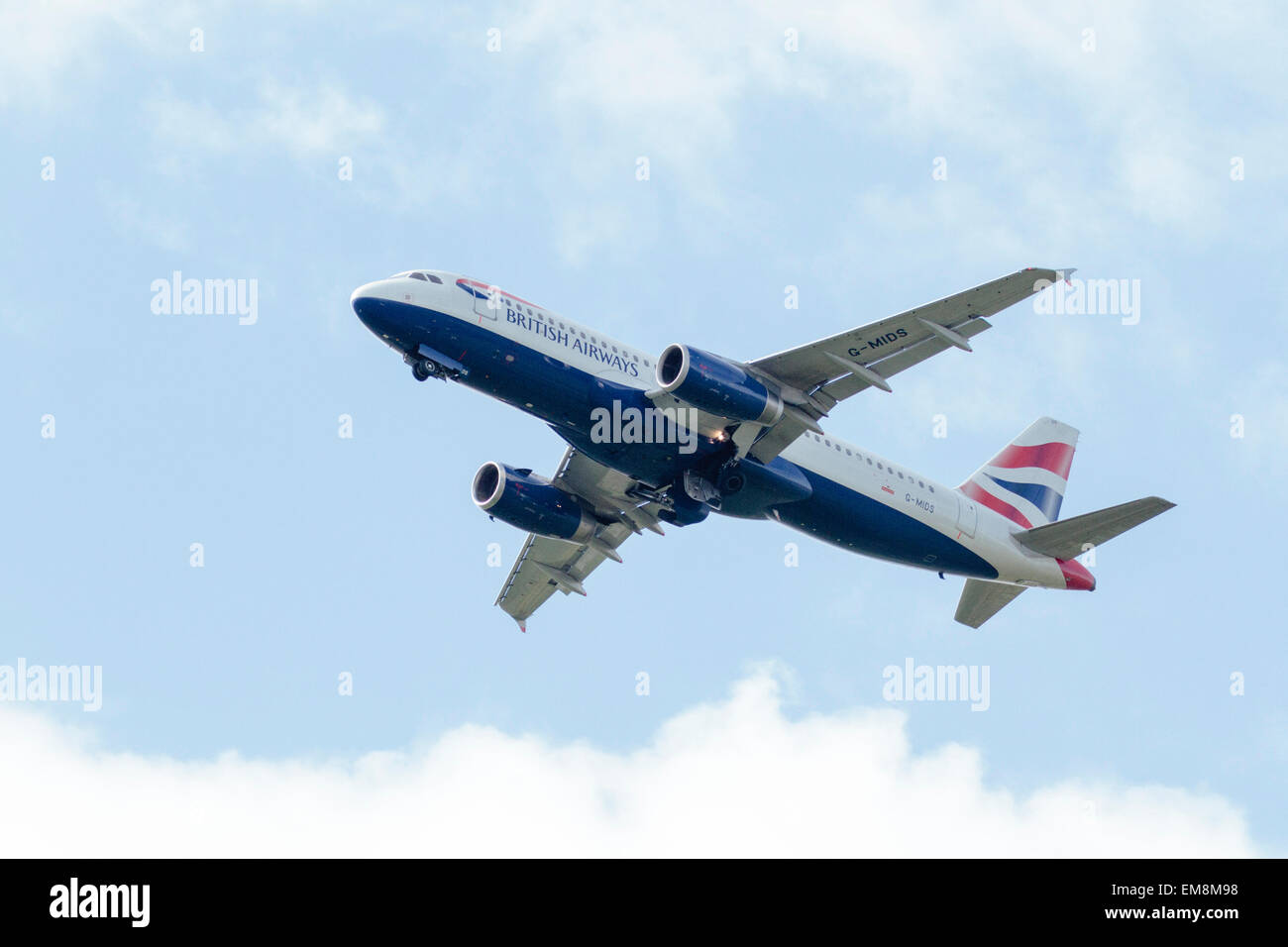 British Airways G-MIDS Airbus A320 Stock Photo